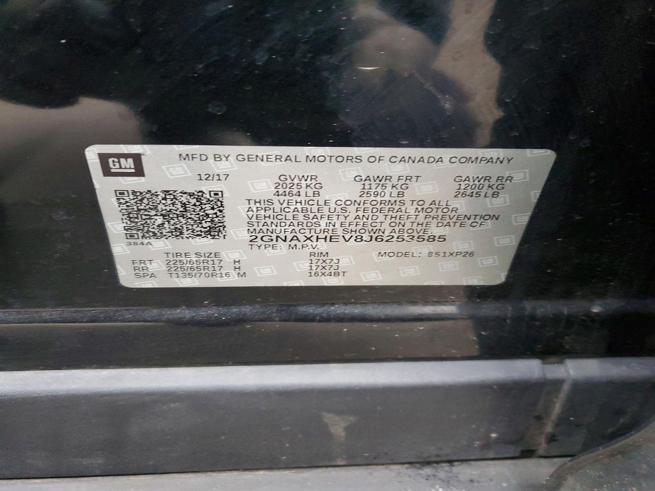 2018 CHEVROLET EQUINOX LS photo 25