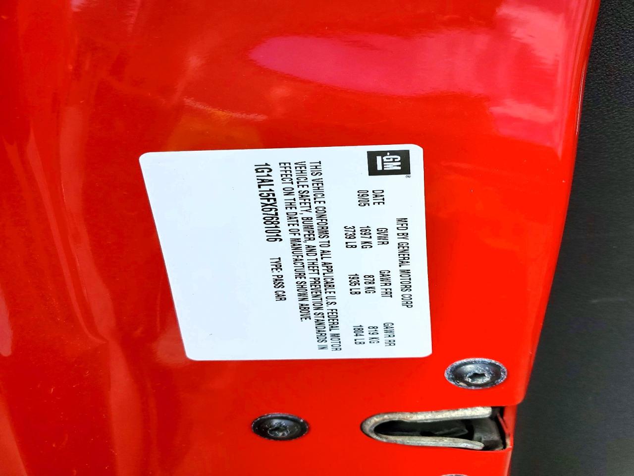 2006 CHEVROLET COBALT LT photo 12