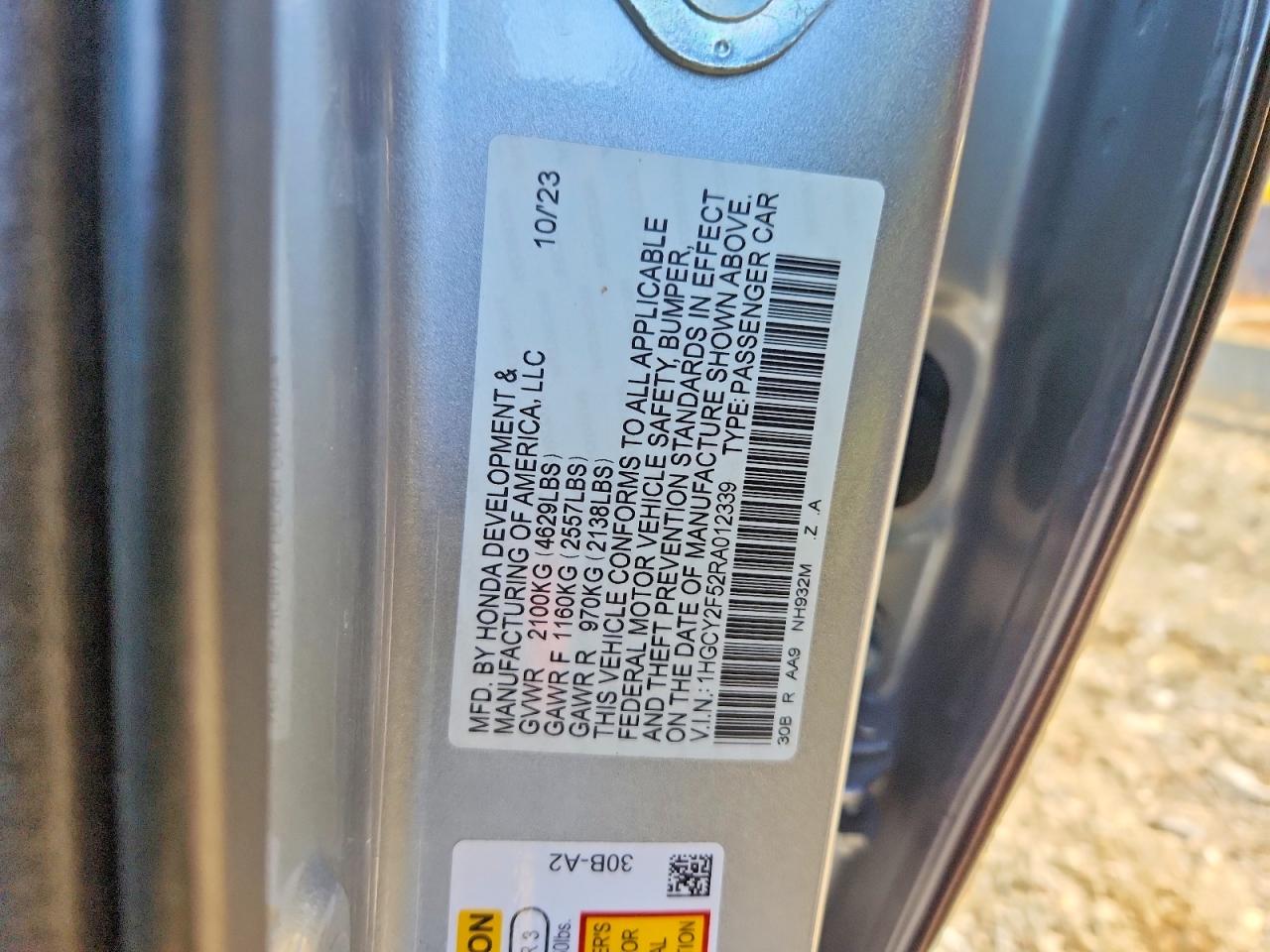 2024 HONDA ACCORD HYBRID SPORT photo 13