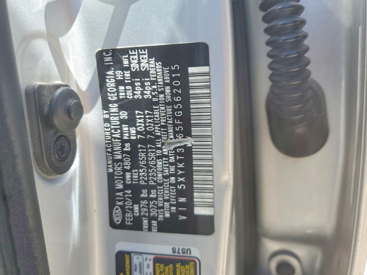 2015 KIA SORENTO LX photo 25