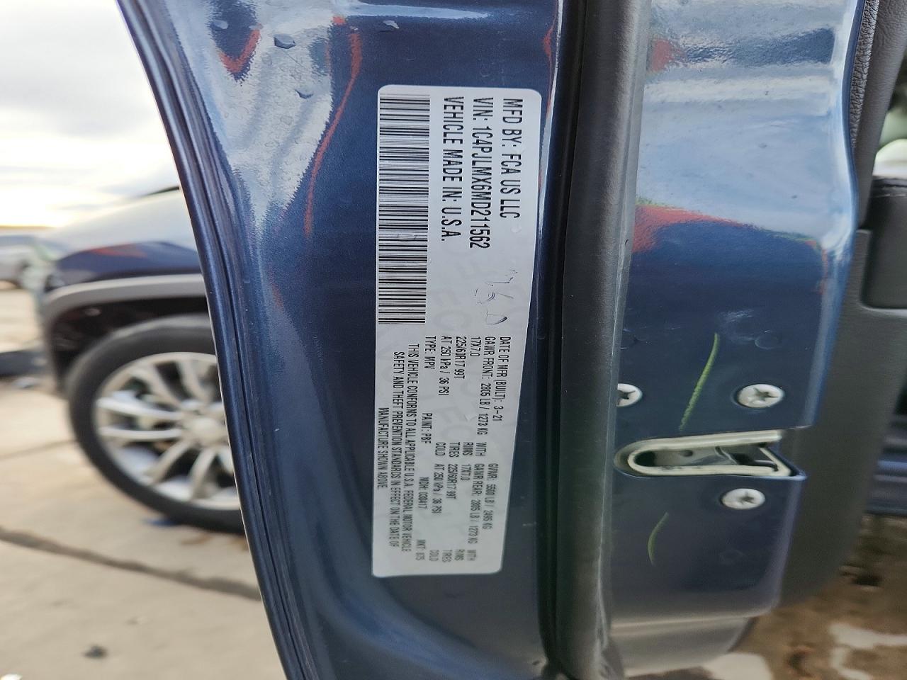 2021 JEEP CHEROKEE LATITUDE LUX photo 14