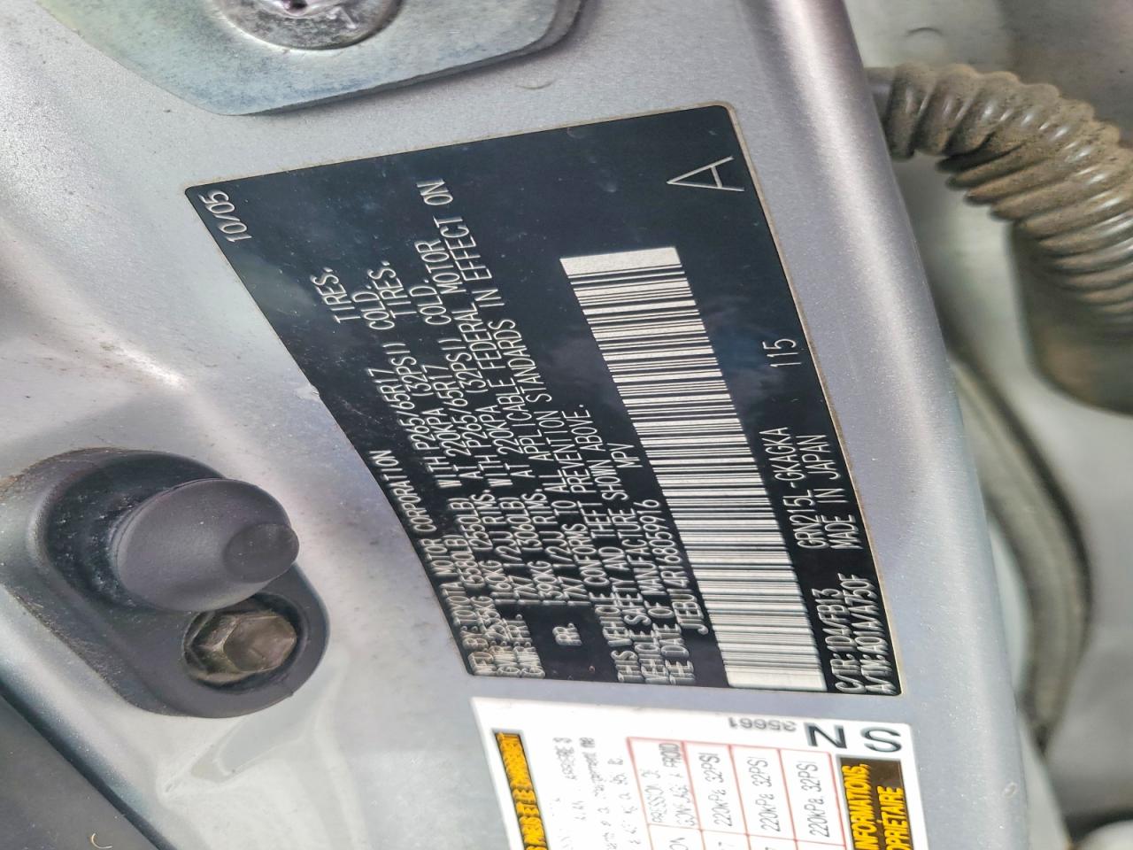 2006 TOYOTA 4RUNNER SPORT EDITION photo 34