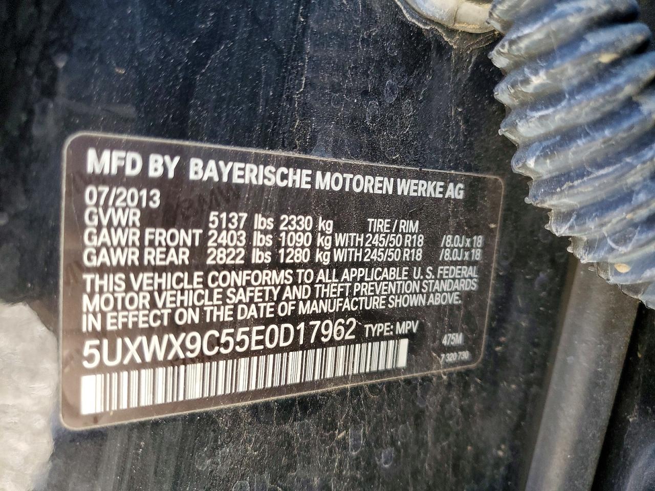 2014 BMW X3 XDRIVE28I photo 13