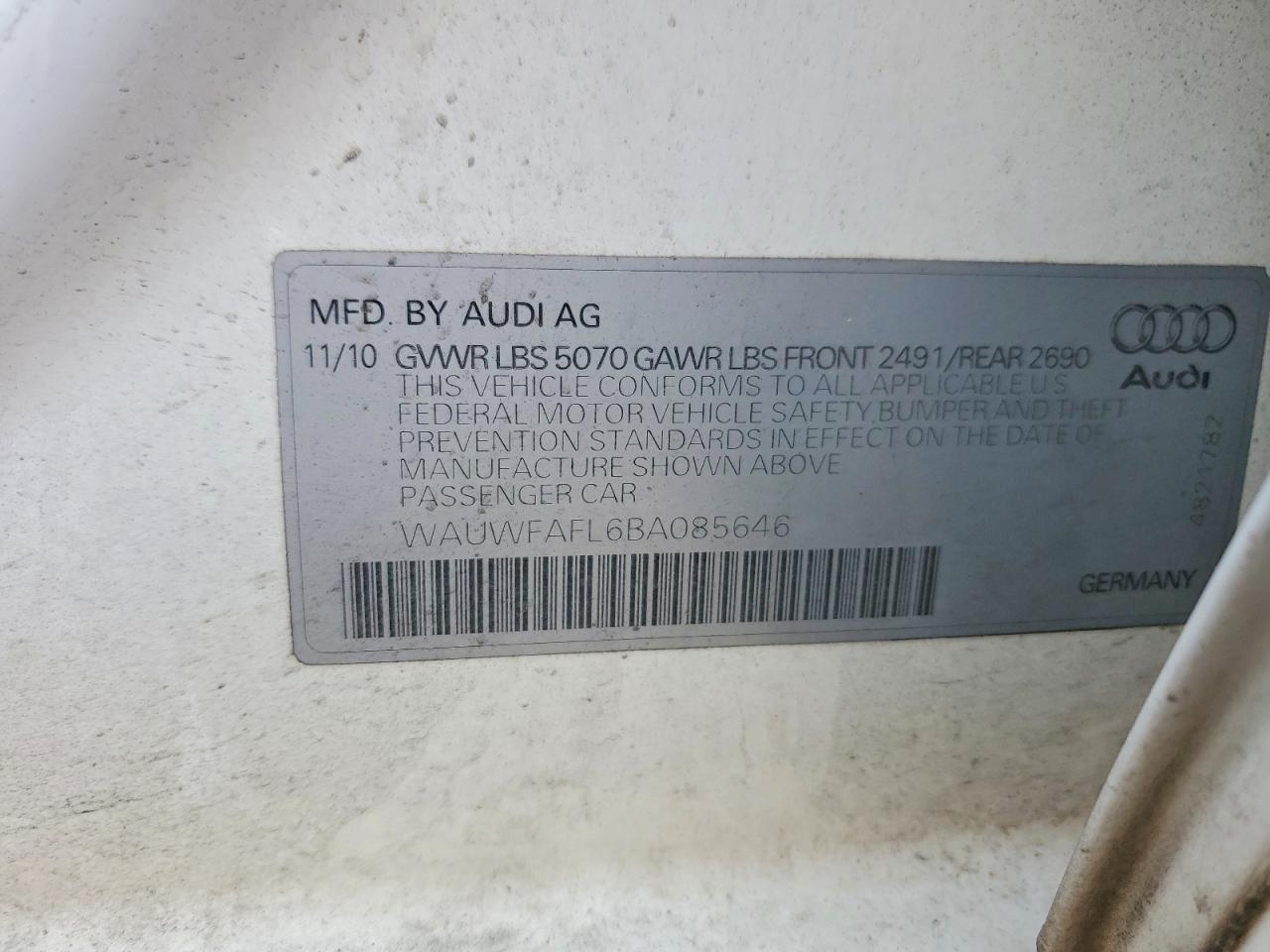 2011 AUDI A4 PREMIUM PLUS photo 23