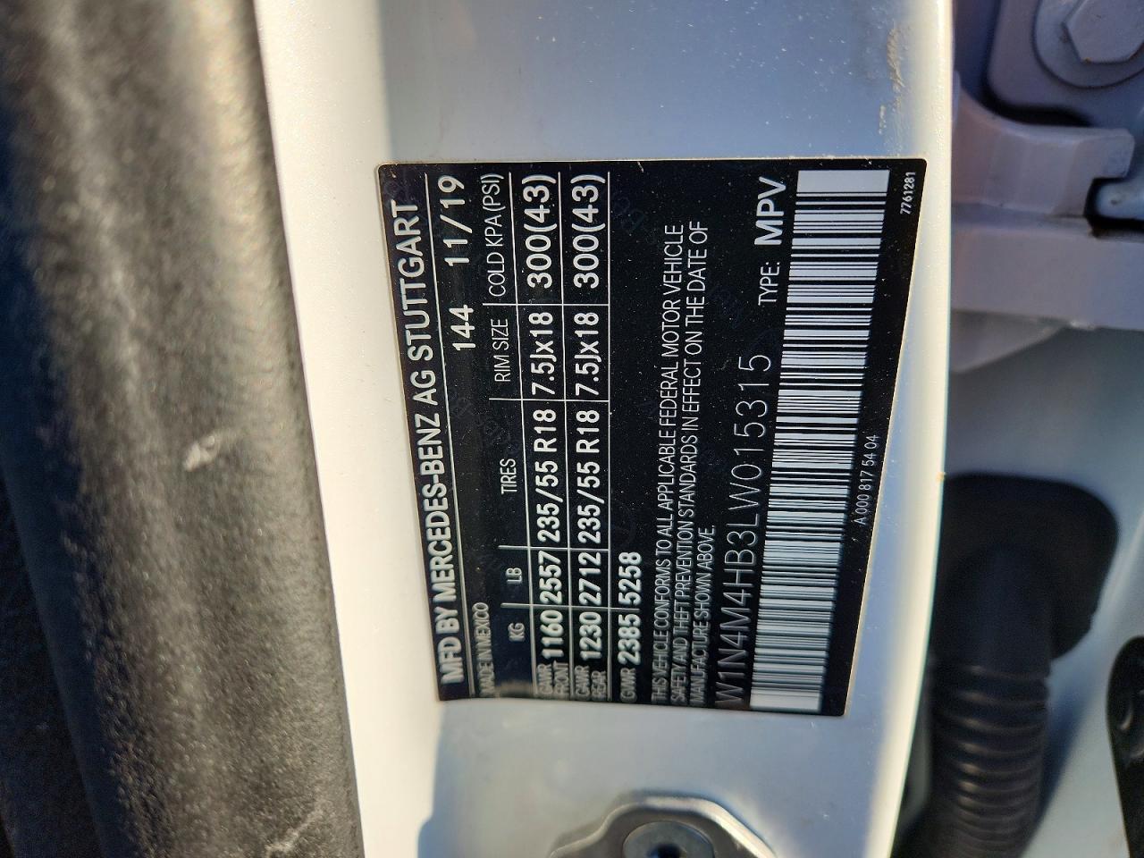 2020 MERCEDES-BENZ GLB 250 4MATIC photo 25