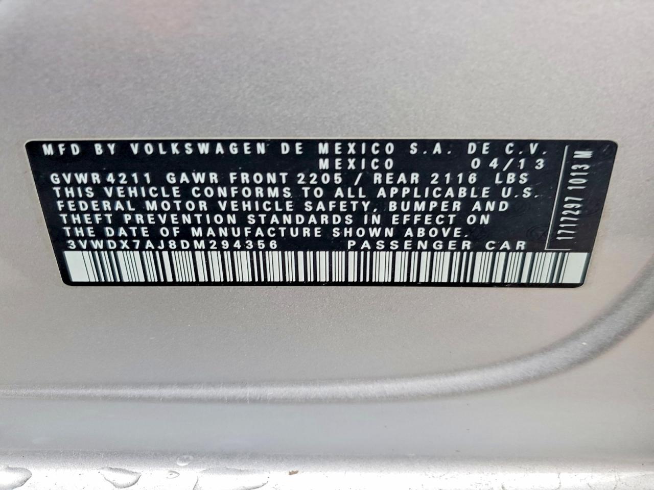2013 VOLKSWAGEN JETTA SE photo 34