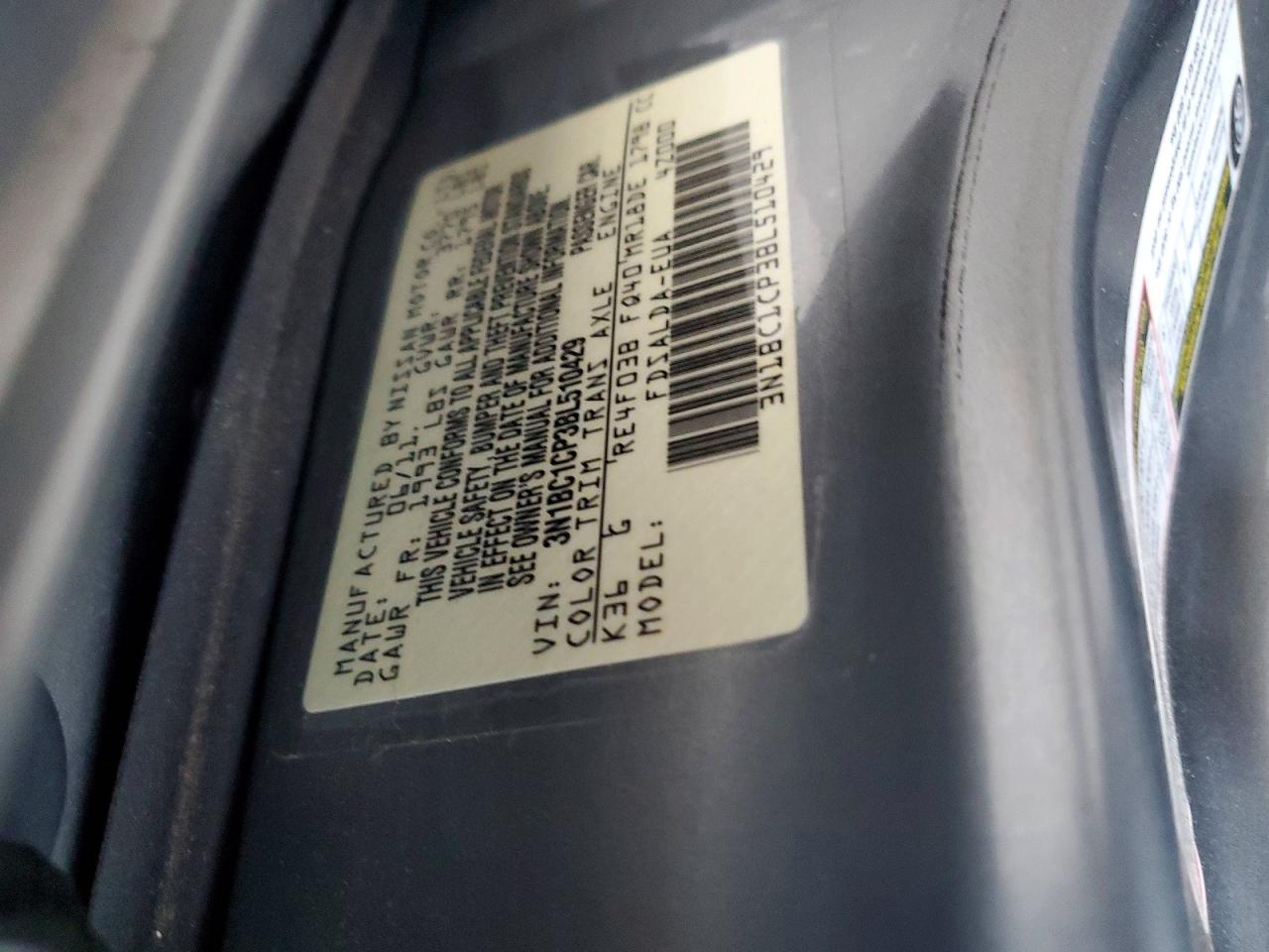 2011 NISSAN VERSA 1.8 S photo 34