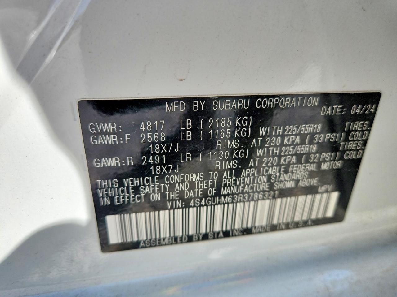 2024 SUBARU CROSSTREK LIMITED photo 23