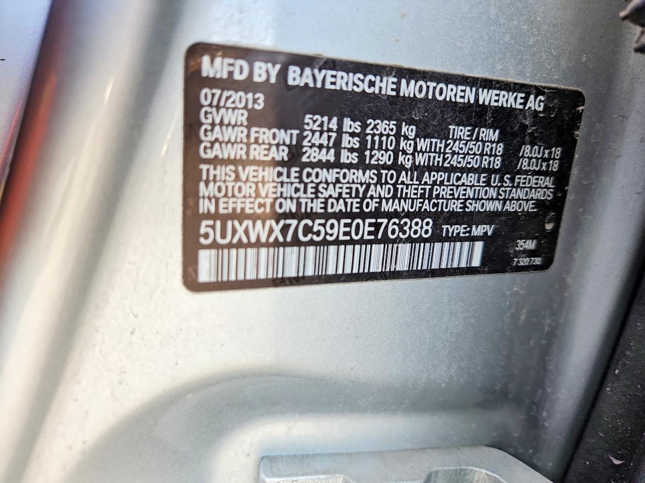 2014 BMW X3 XDRIVE35I photo 23