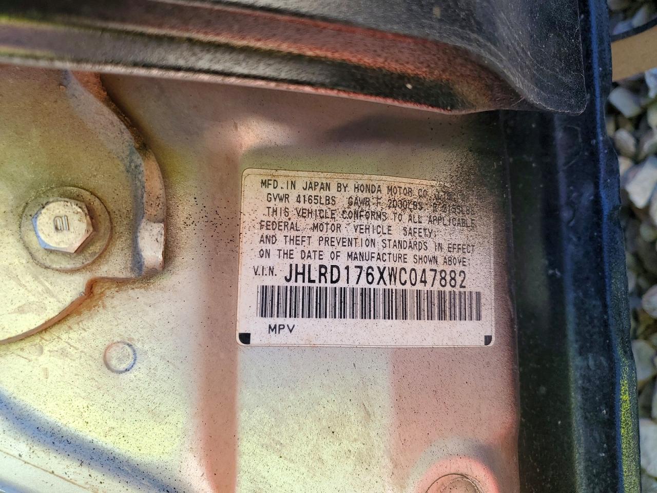 1998 HONDA CR-V EX photo 12