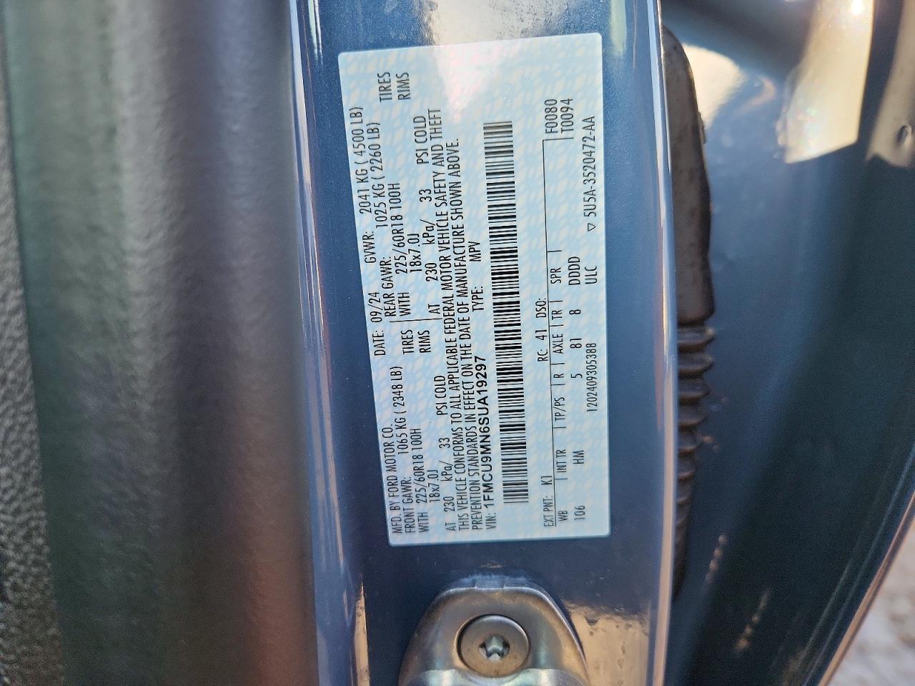 2025 FORD ESCAPE ST LINE photo 25