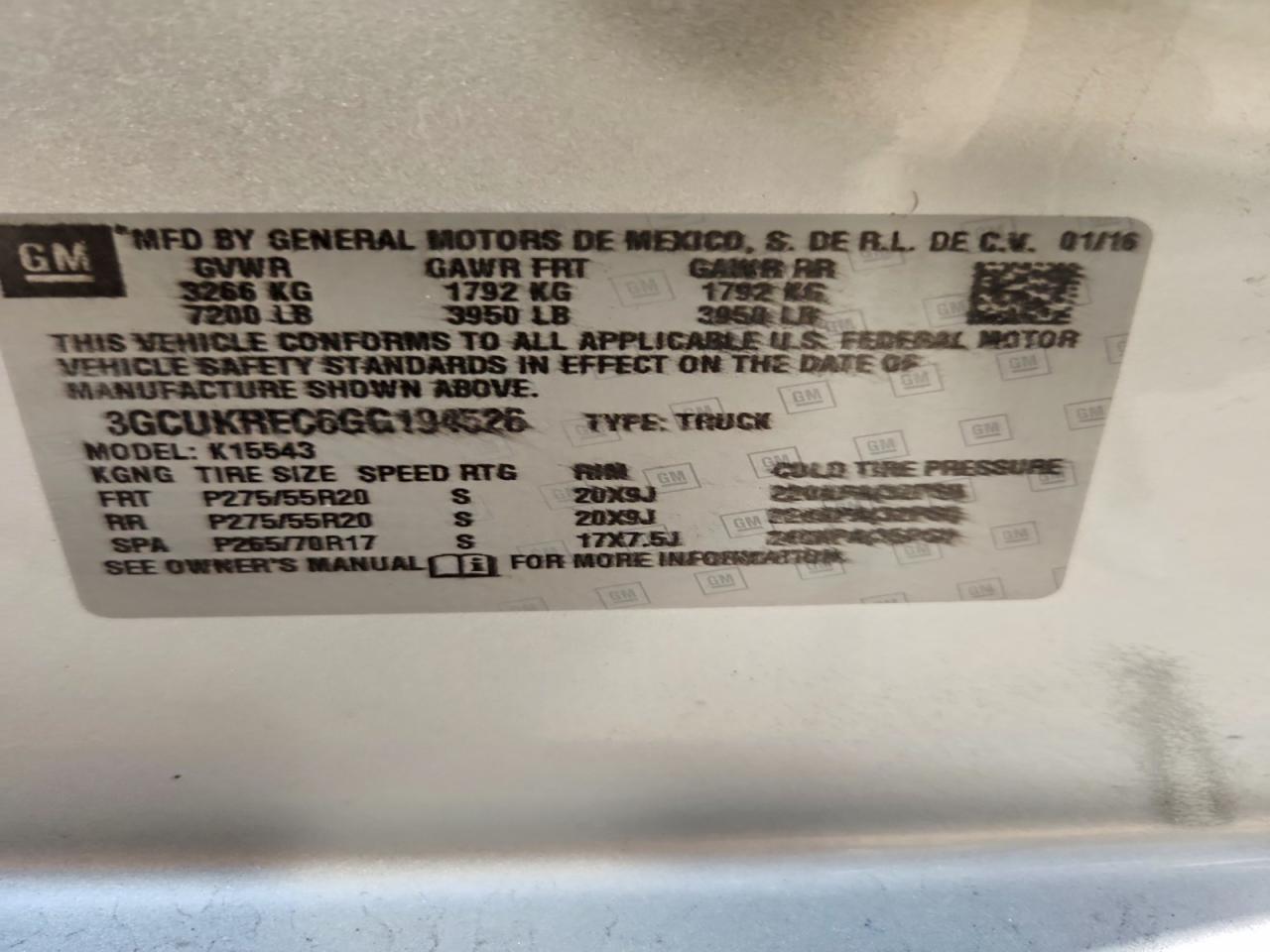 2016 CHEVROLET SILVERADO K1500 LT photo 25