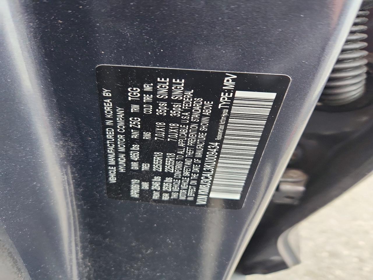 2019 HYUNDAI TUCSON SEL photo 37