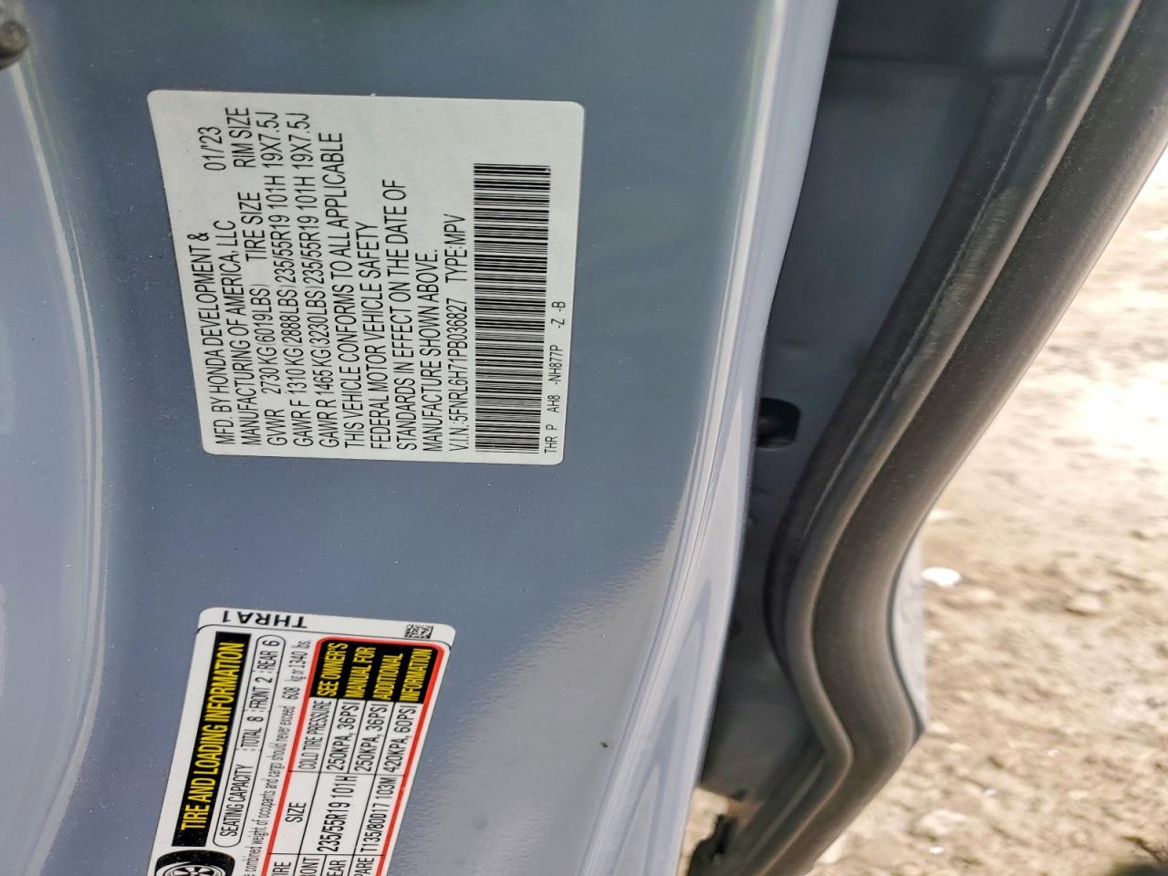 2023 HONDA ODYSSEY SPORT-L photo 27