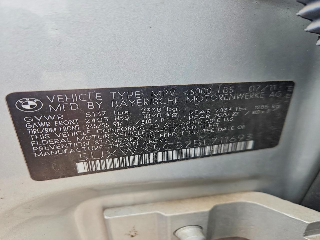 2011 BMW X3 XDRIVE28I photo 25