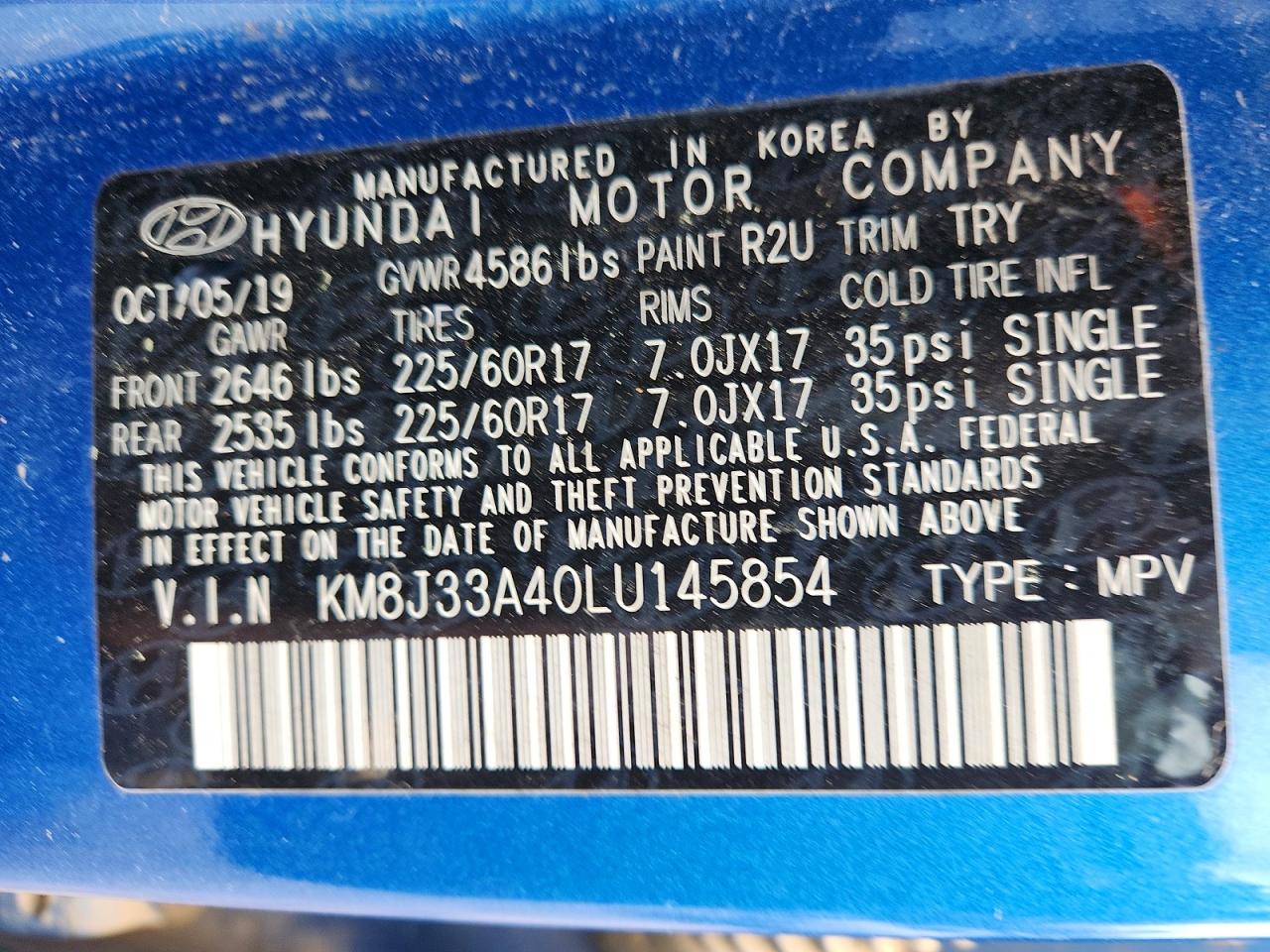 2020 HYUNDAI TUCSON VALUE photo 27