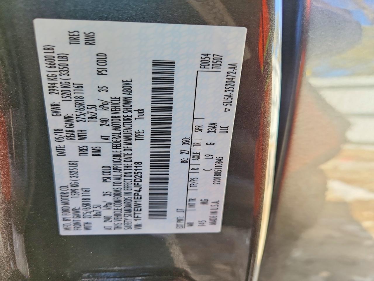 2018 FORD F150 SUPERCREW photo 49