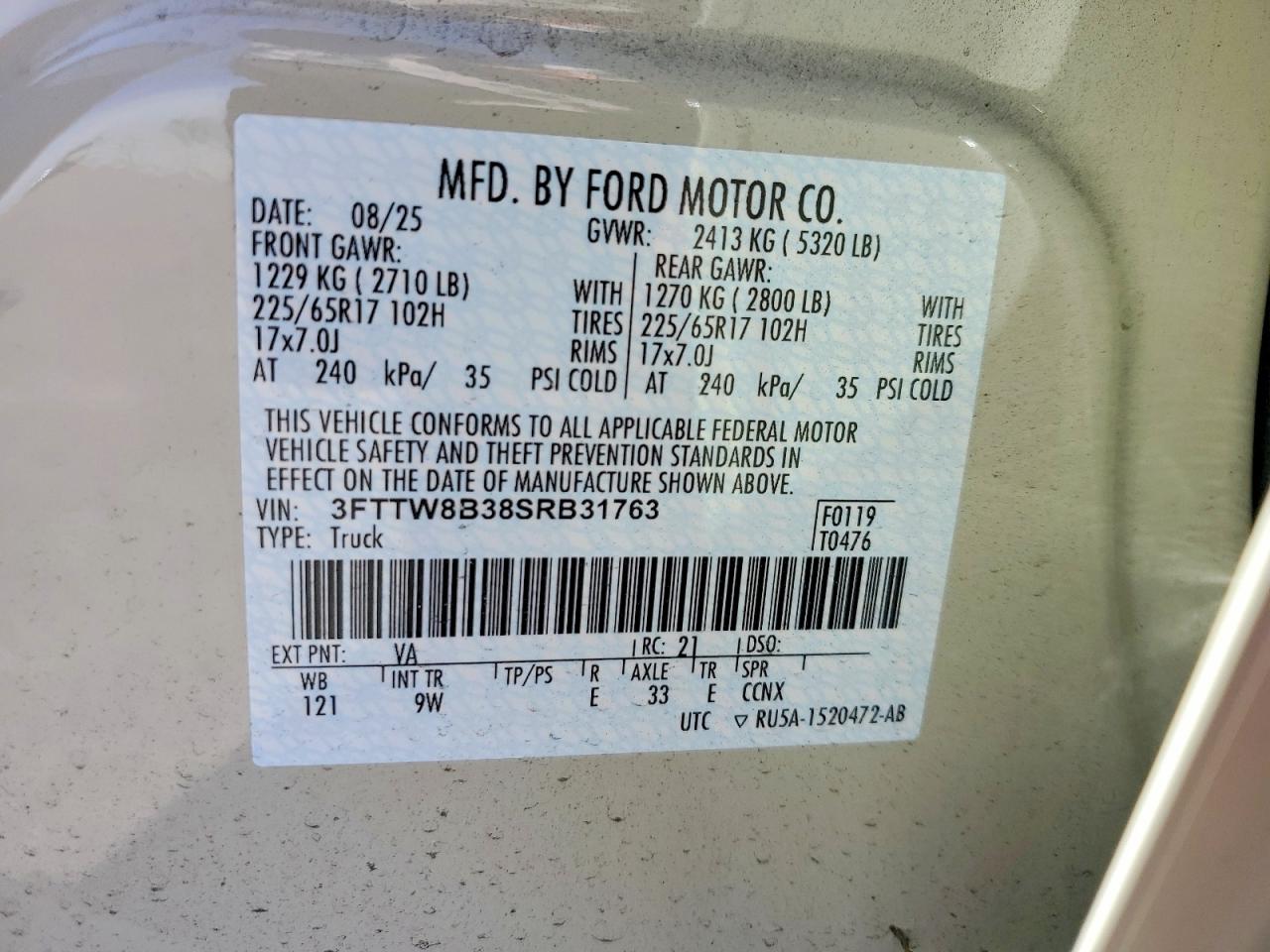 2025 FORD MAVERICK XL photo 23