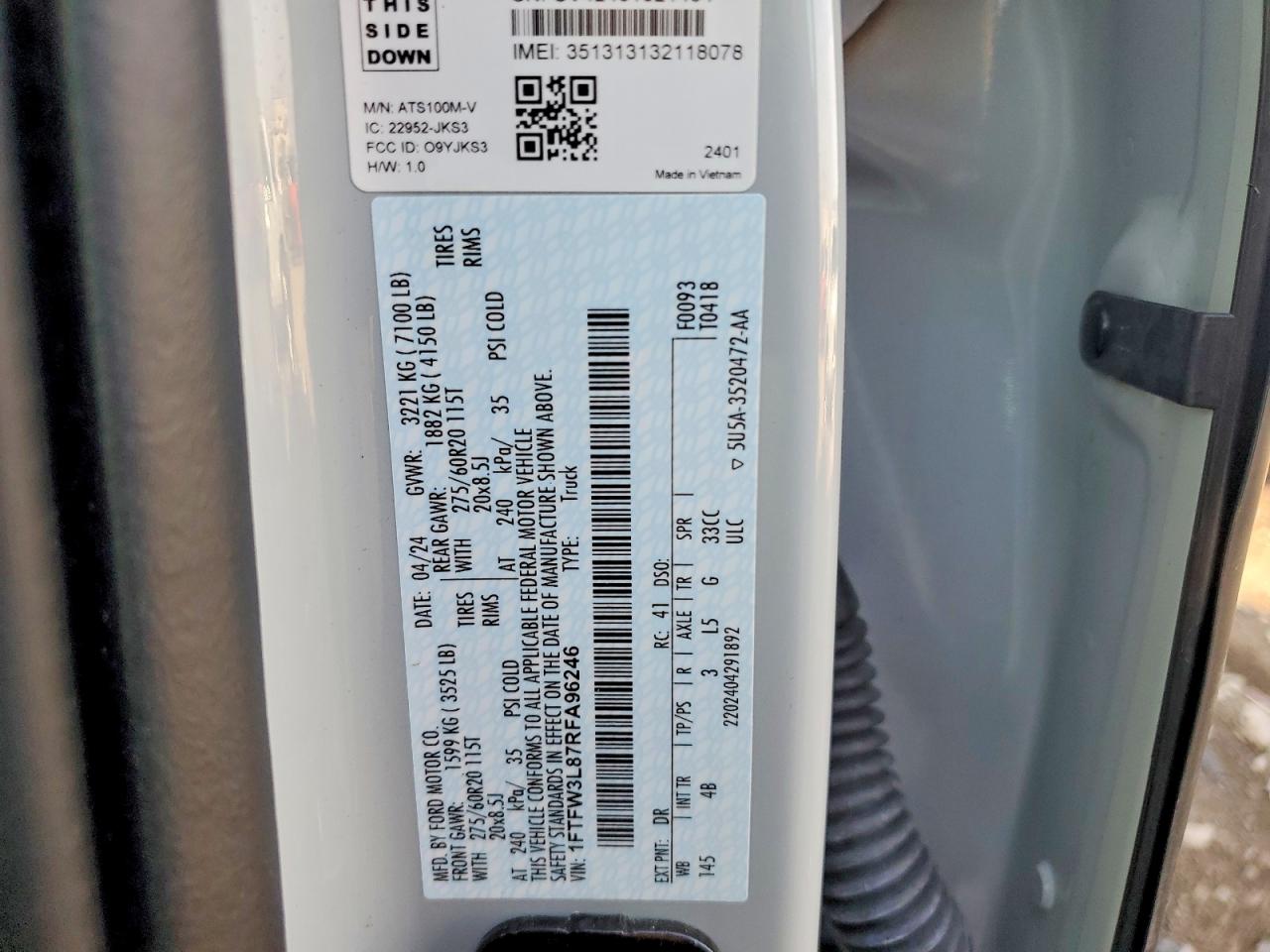 2024 FORD F150 XLT photo 23