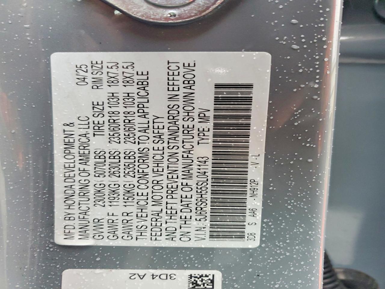 2025 HONDA CR-V SPORT photo 27