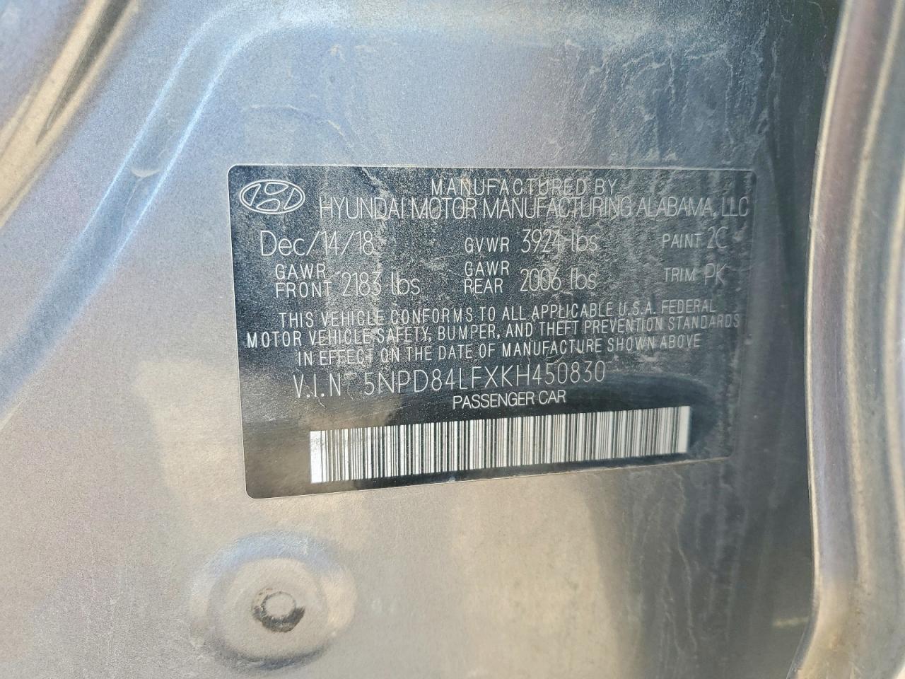 2019 HYUNDAI ELANTRA VALUE EDITION photo 37