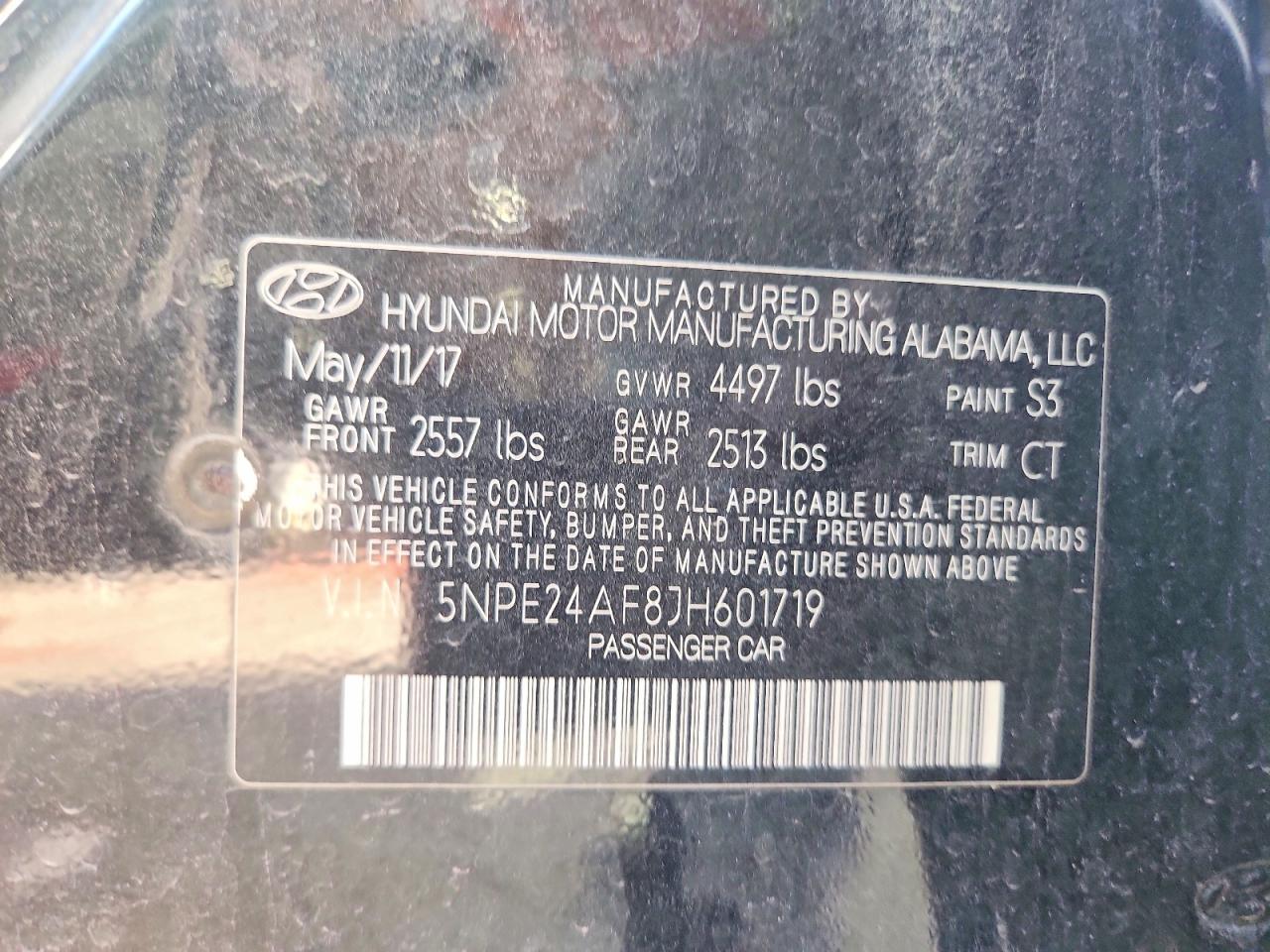 2018 HYUNDAI SONATA SE photo 13