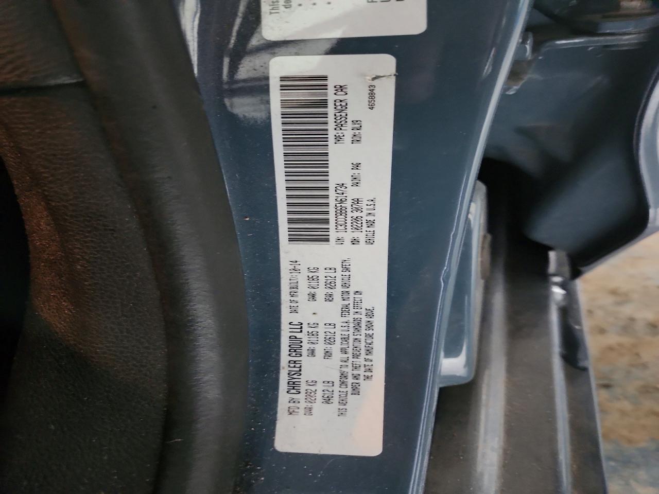 2015 CHRYSLER 200 S photo 23