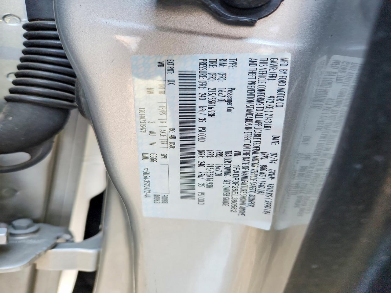 2014 FORD FOCUS SE photo 25