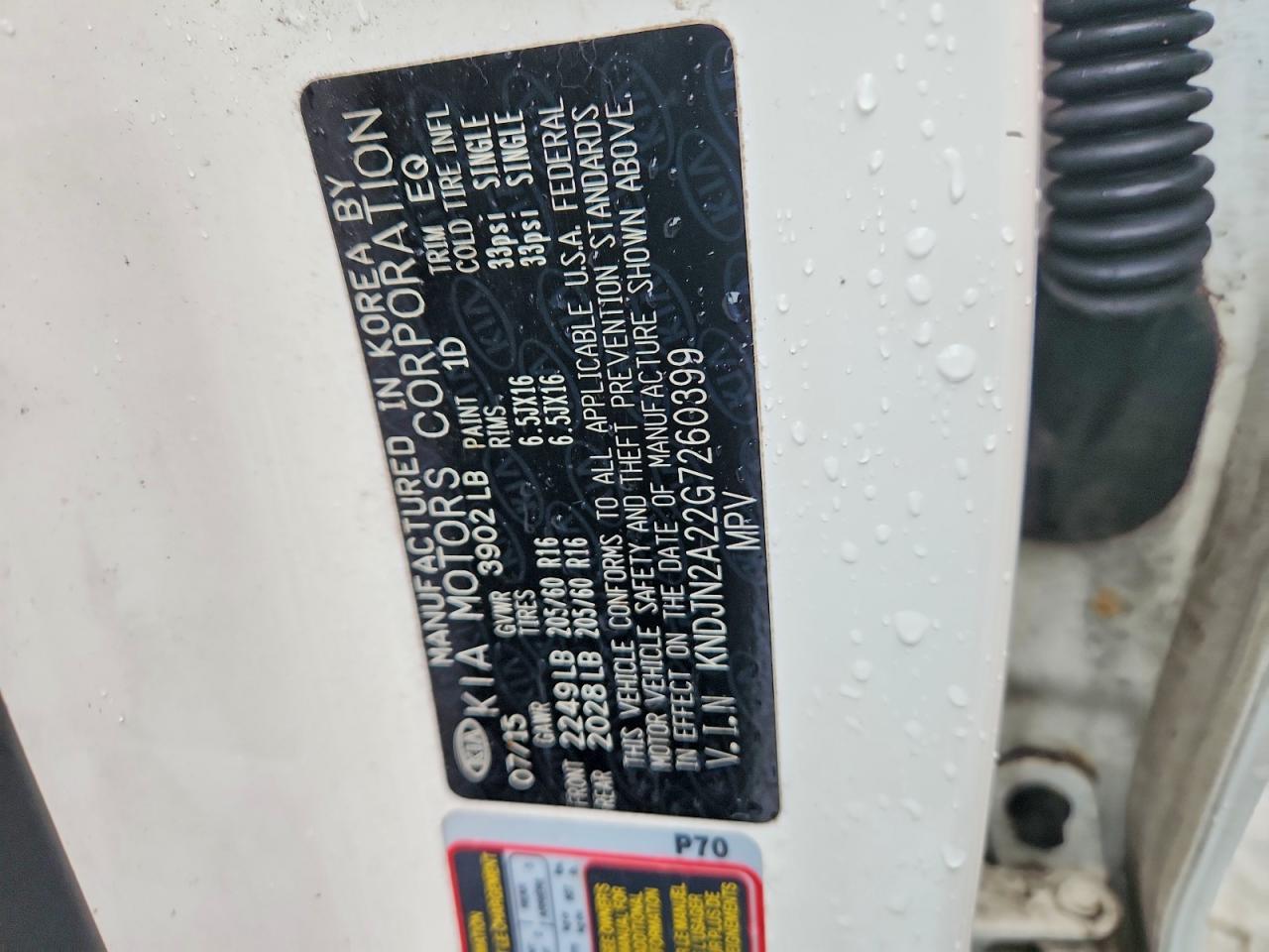 2016 KIA SOUL BASE photo 37