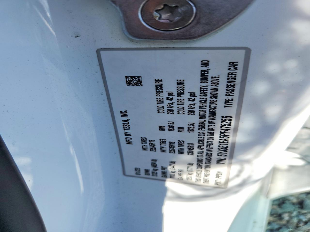 2023 TESLA MODEL 3 photo 14
