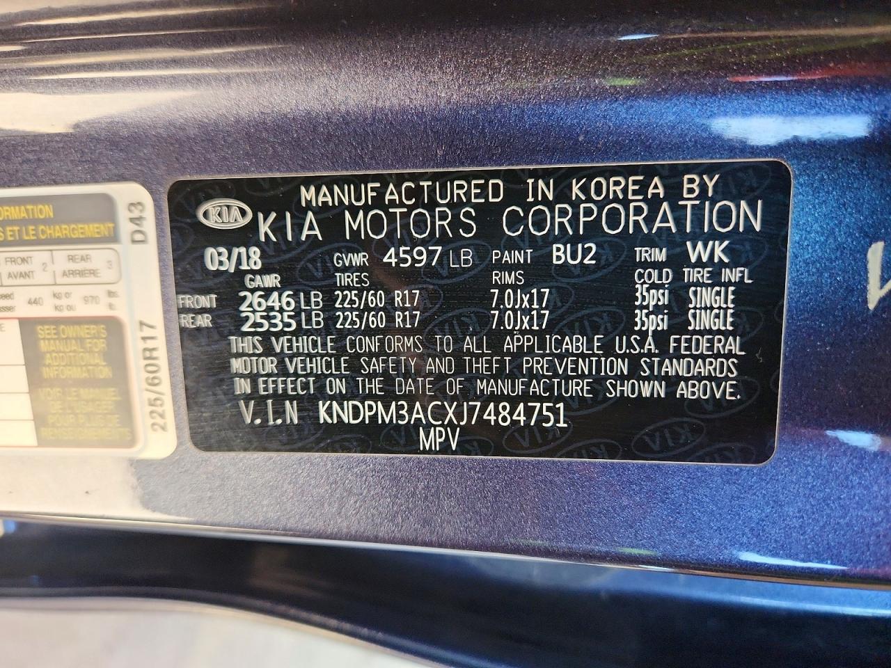 2018 KIA SPORTAGE LX photo 25
