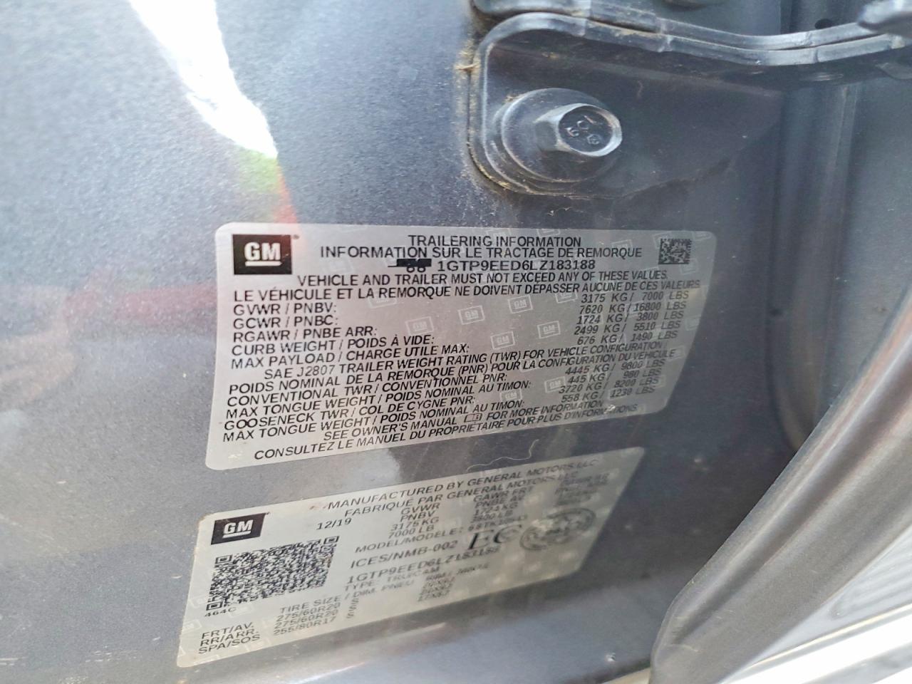 2020 GMC SIERRA K1500 AT4 photo 34
