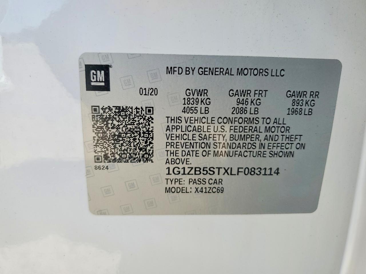 2020 CHEVROLET MALIBU LS photo 23