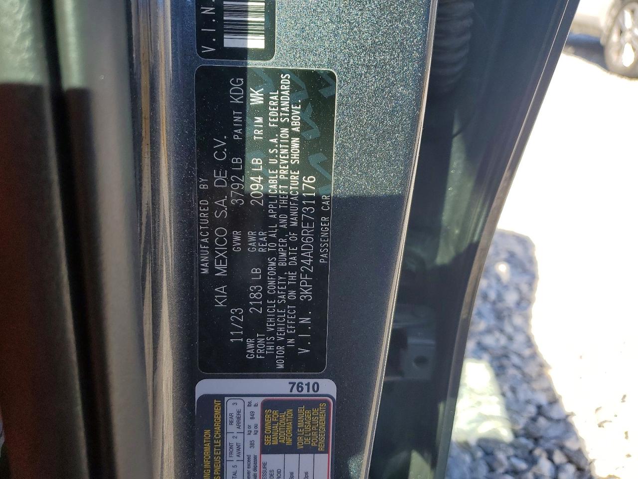 2024 KIA FORTE LXS photo 34
