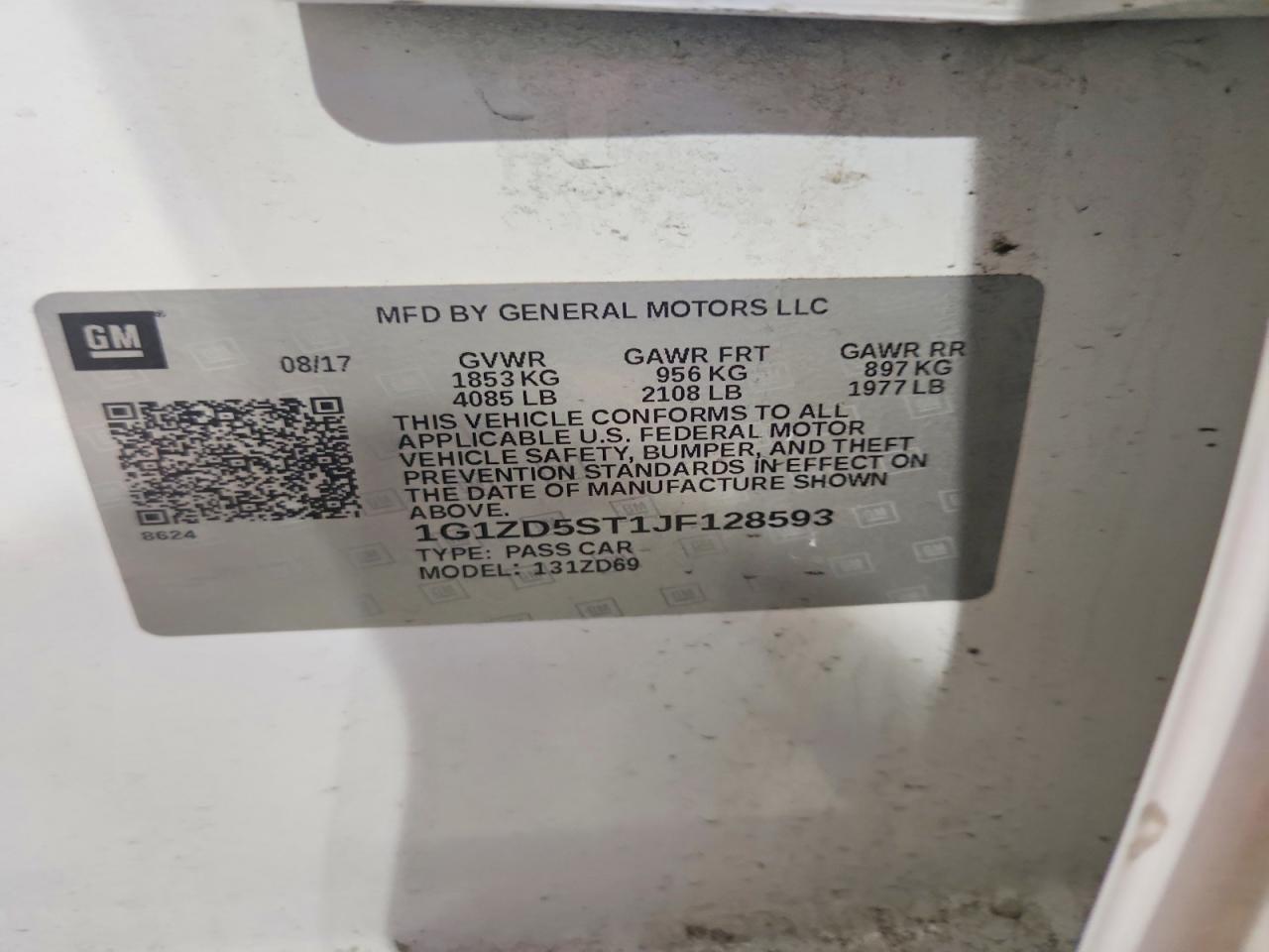 2018 CHEVROLET MALIBU LT photo 23