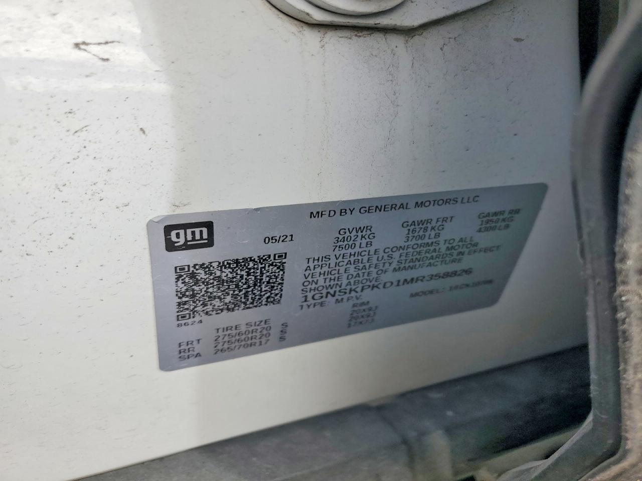 2021 CHEVROLET TAHOE K1500 Z71 photo 27