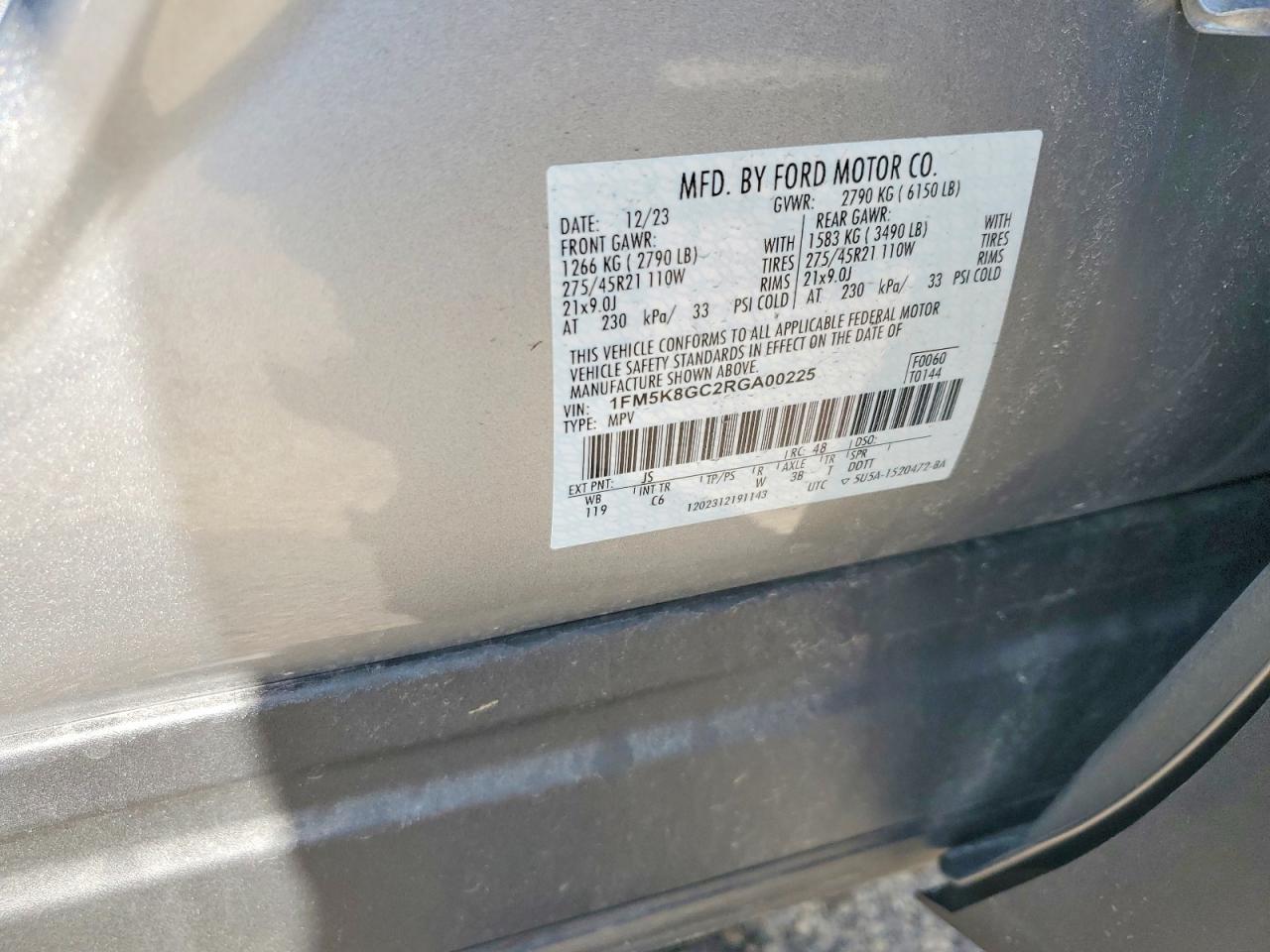 2024 FORD EXPLORER ST photo 25