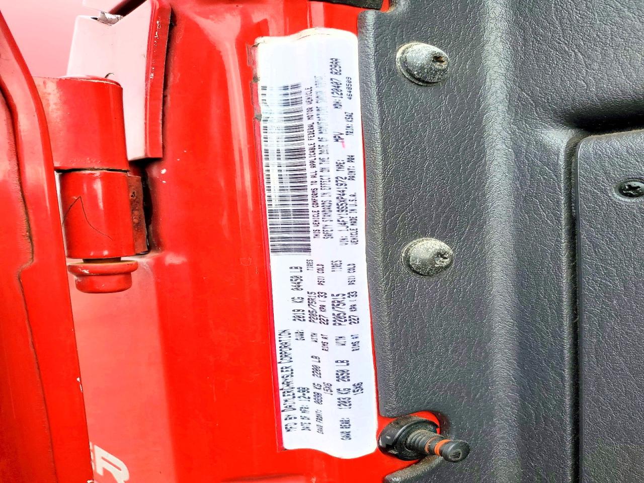 1999 JEEP WRANGLER / TJ SPORT photo 12