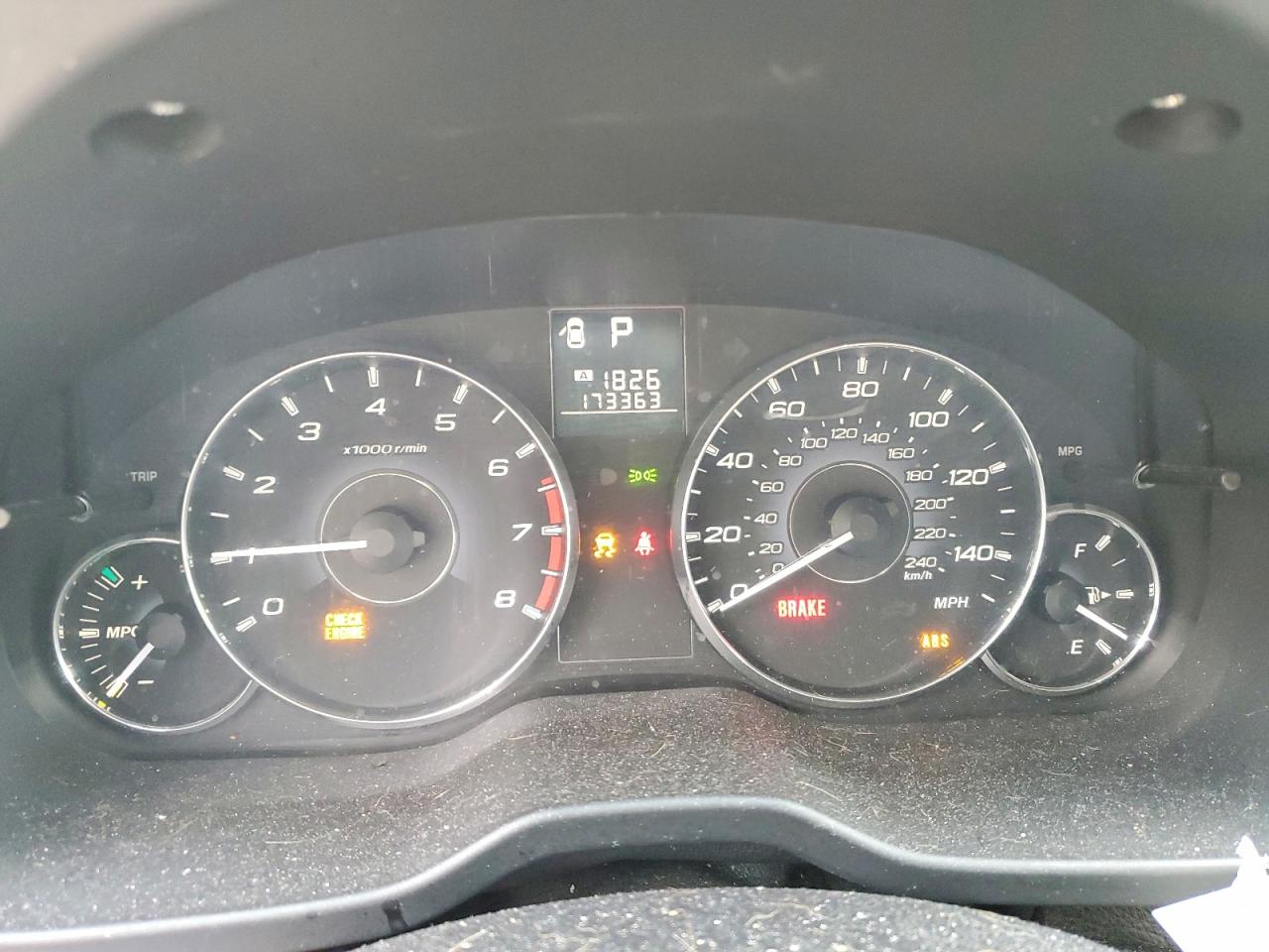 2012 SUBARU OUTBACK 2.5I photo 17