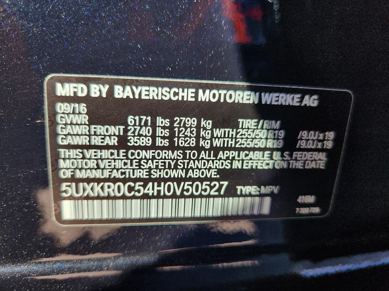 2017 BMW X5 XDRIVE35I photo 23