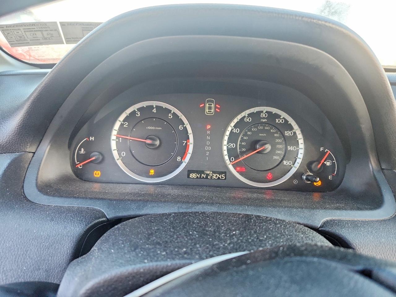2011 HONDA ACCORD EXL photo 9