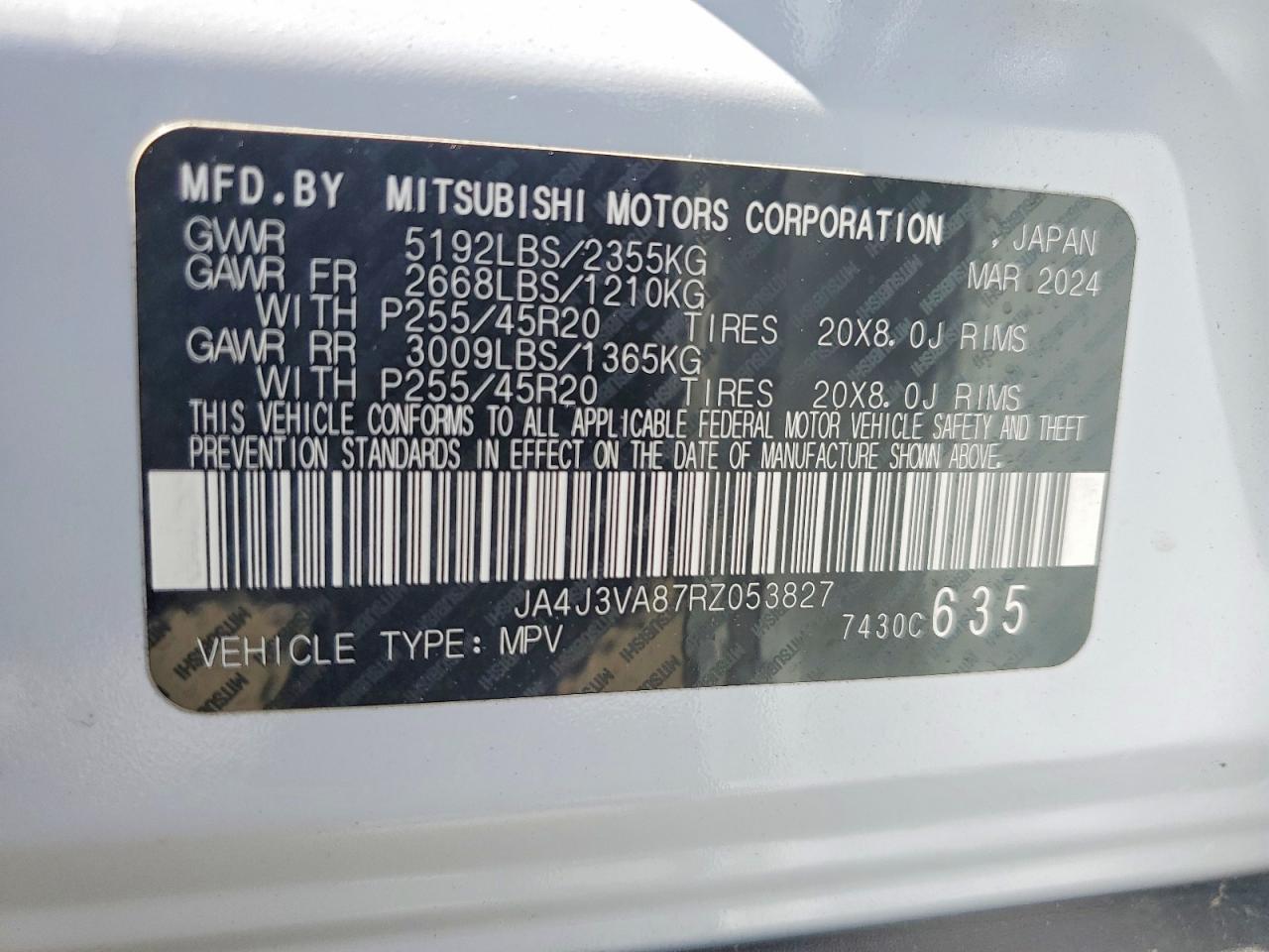 2024 MITSUBISHI OUTLANDER SE photo 25