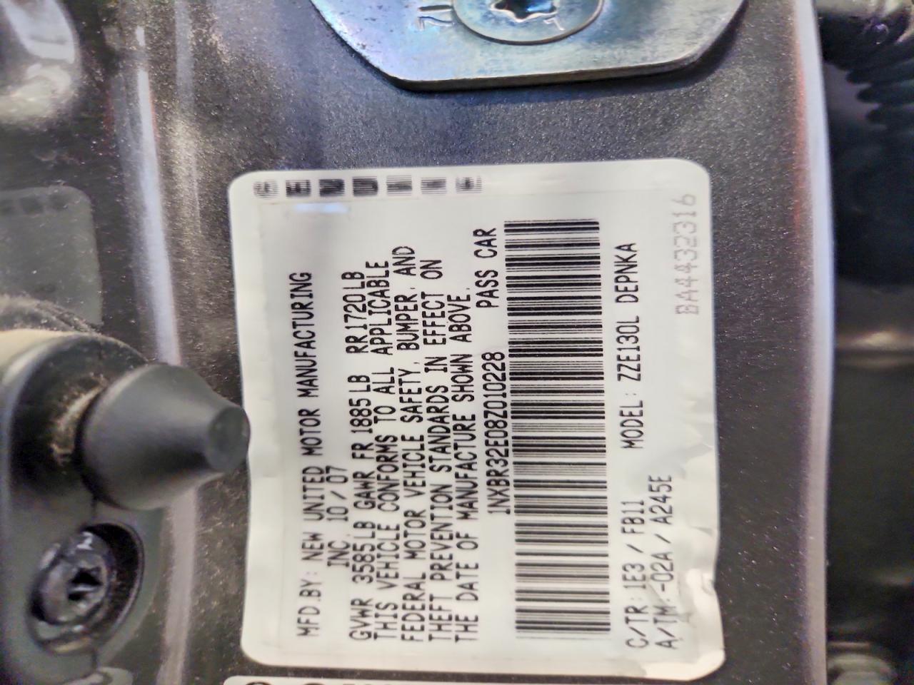 2008 TOYOTA COROLLA LE photo 23