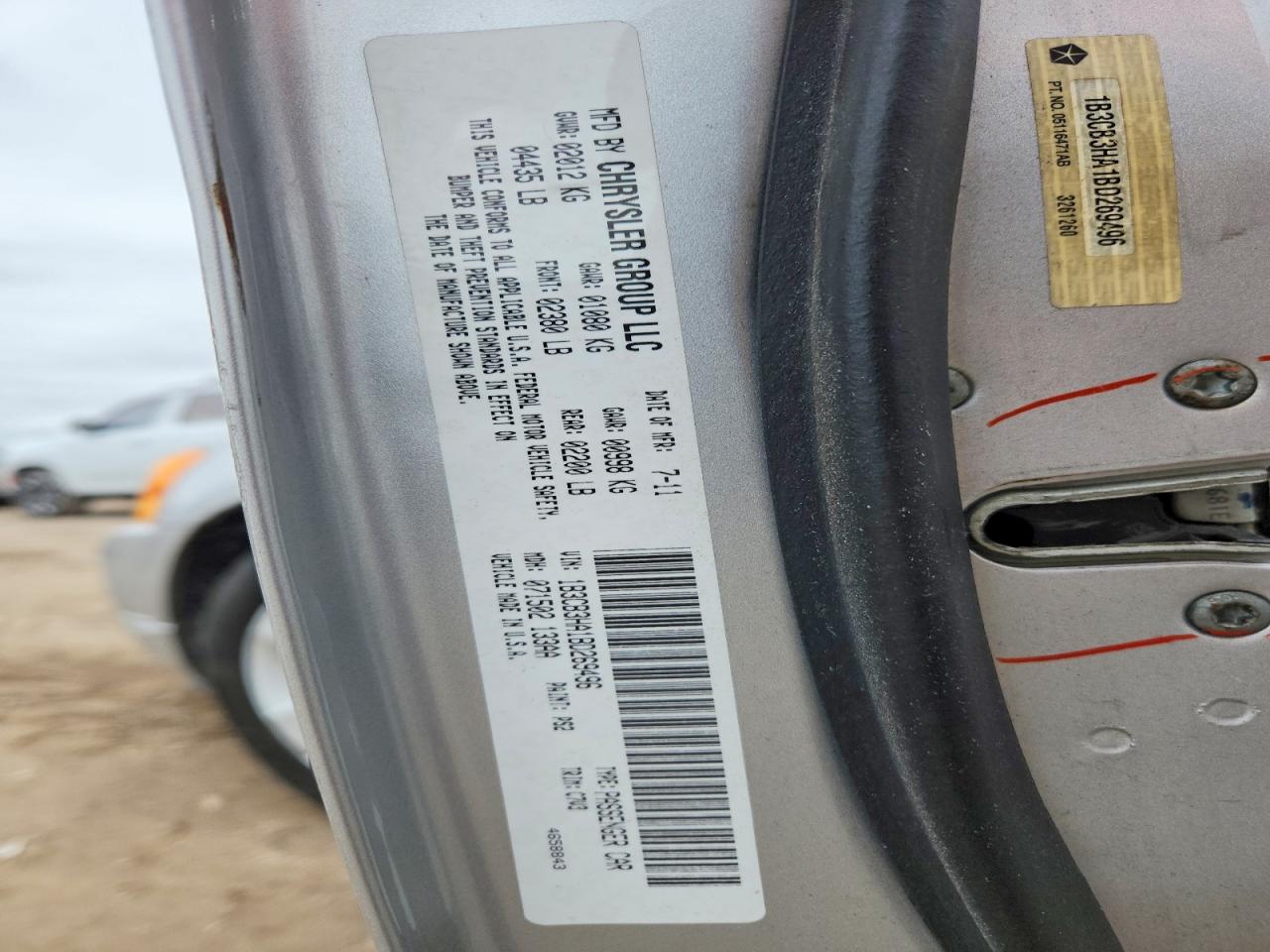 2011 DODGE CALIBER MAINSTREET photo 25