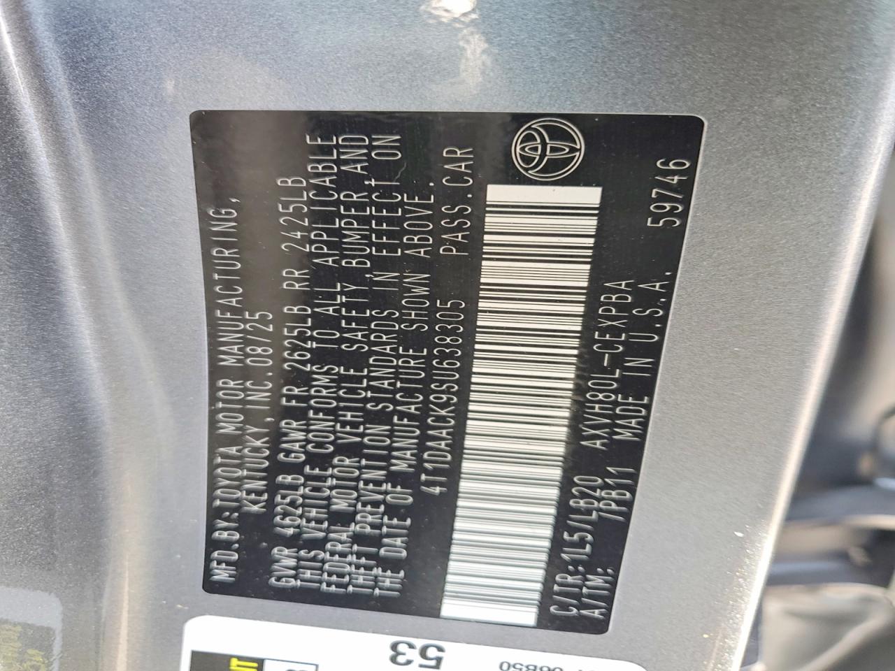 2025 TOYOTA CAMRY XSE photo 12
