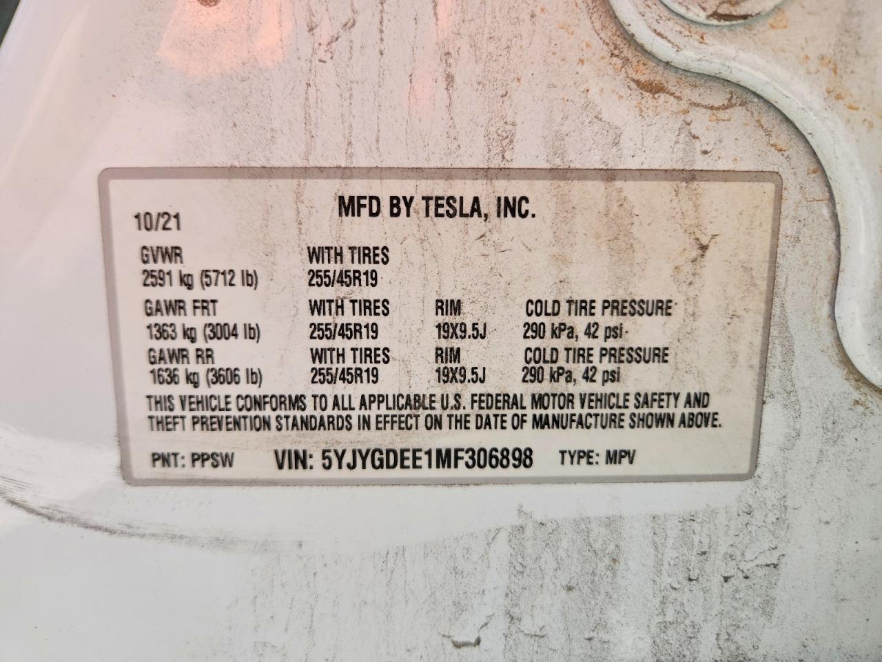 2021 TESLA MODEL Y photo 25