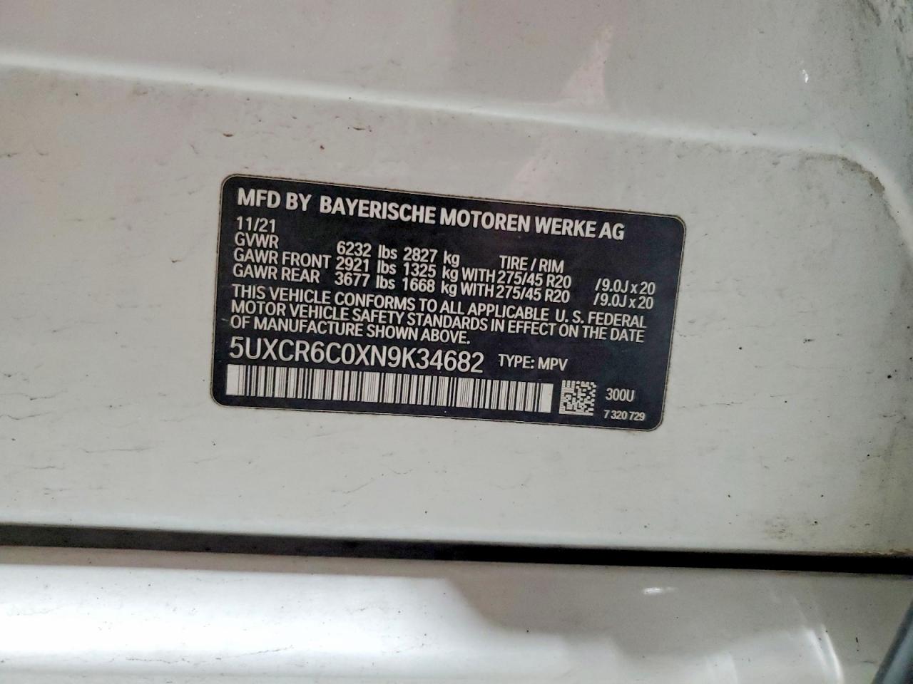 2022 BMW X5 XDRIVE40I photo 25