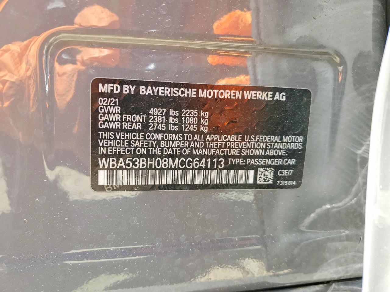 2021 BMW 530 I photo 13