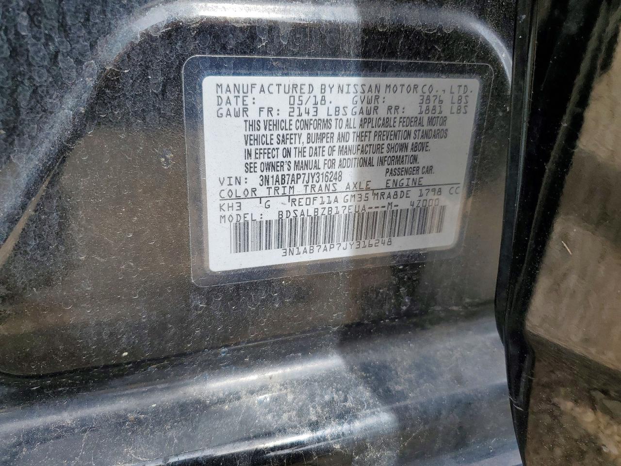 2018 NISSAN SENTRA S photo 23