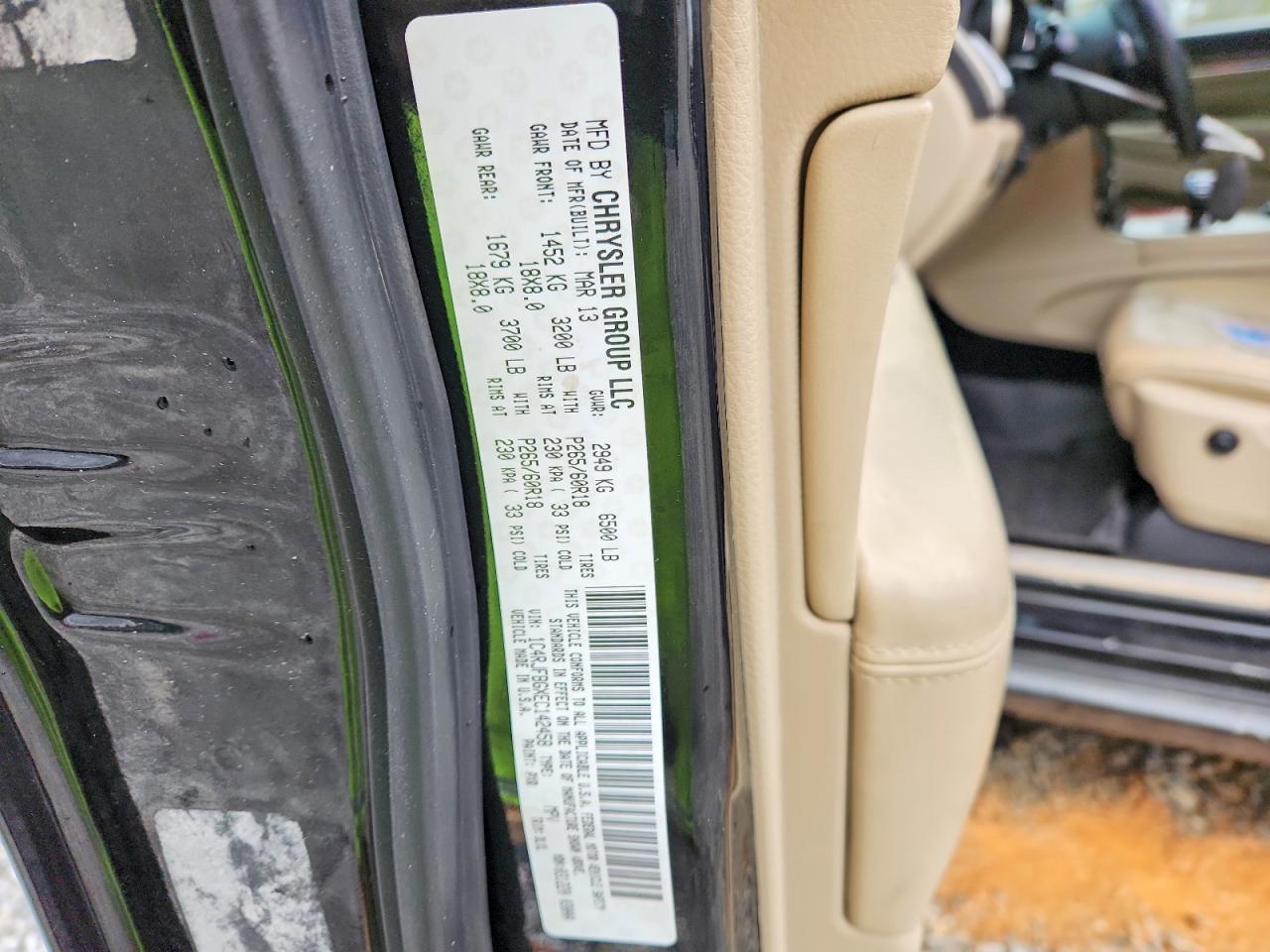 2014 JEEP GRAND CHEROKEE LIMITED photo 13